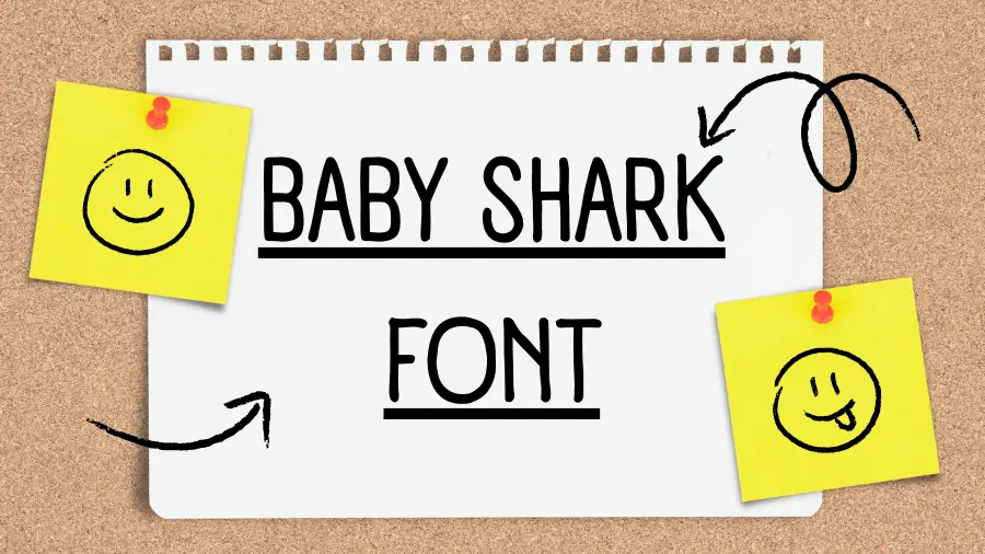 Baby Shark Font