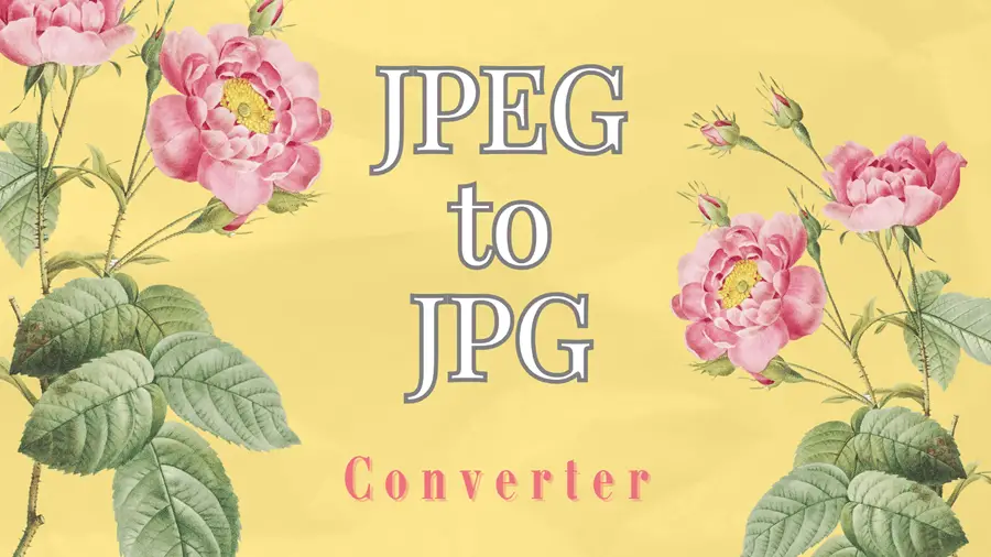 JPEG to JPG