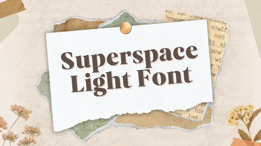 Superspace Light Font