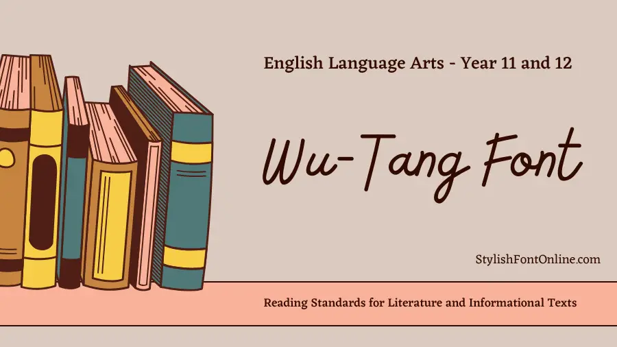 Wu-Tang Font